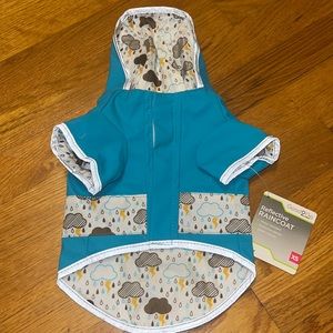 New XS dog rain coat